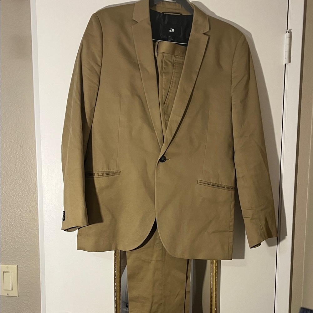 H&M Classic Tan Suit